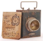 RARE WWI FIRST WORLD WAR ROYAL ENGINEERS TUNNEL COMPANY LAMP