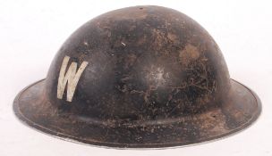 WWII SECOND WORLD WAR ARP AIR RAID PRECAUTIONS HELMET