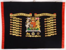 ORIGINAL VINTAGE BLACK WATCH ROYAL HIGHLAND REGIME