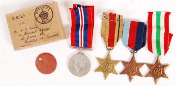 WWII SECOND WORLD WAR RAMC BRISTOL MEDAL GROUP