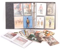 COLLECTION OF ASSORTED MILITARY RELATED POSTCARDS