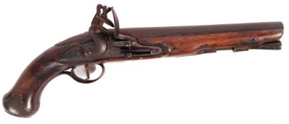 18TH CENTURY SEA SERVICE / LIGHT DRAGOON FLINTLOCK PISTOL