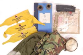 COLLECTION OF ASSORTED MILITARIA - UNIFORMS & EPHEMERA