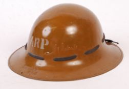WWII SECOND WORLD WAR ARP AIR RAID PATROL ZUCKERMAN HELMET