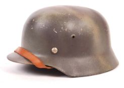 WWII GERMAN THIRD REICH REPLICA STAHLHELM M35 HELMET