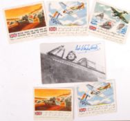 RAF RELATED EPHEMERA - BOB STANFORD TUCK AUTOGRAPH & LEAFLETS