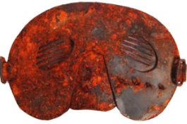 RARE WWI FIRST WORLD WAR BRITISH TANK MASK RELIC - DATED 1917