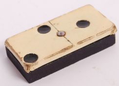 RARE WWII ESCAPE & EVASION DOMINO WITH SECRET MAP