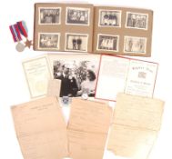 INCREDIBLE WWII PRISONER OF WAR PHOTOGRAPH ALBUM & MEDALS