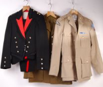 COLLECTION OF THREE 20TH CENTURY BRITISH ARMY UNIFORMS
