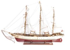 ORIGINAL SCRATCH BUILT MODEL OF THE DANMARK BOAT