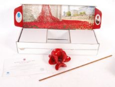 PAUL CUMMINS TOWER OF LONDON CERAMIC WWI POPPY