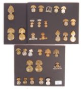 INCREDIBLE COLLECTION OF FUSILIER MILITARY CAP BADGES