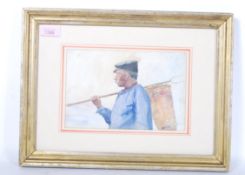 An early 20th Century watercolour on paper paintin