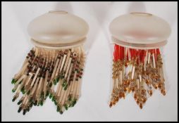 A pair of small early 20th Century droplet light s