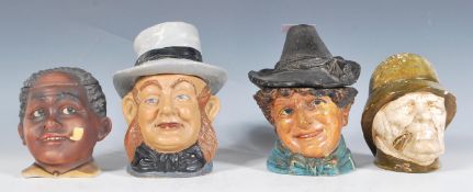 A collection of four German Austrian made ceramic