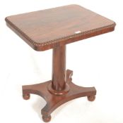 A Regency 19th century mahogany wine table. Raised