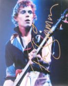 THE CLASH - PAUL SIMONON - AUTOGRAPHED 8X10