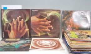 A collection of Long Play / LP vinyl record albums