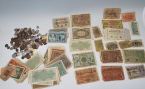 A good collection of German banknotes dating pre W