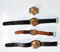 A collection of 4 vintage gents wristwatches to in