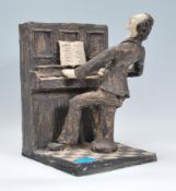 A contemporary plaster amateur sculpture diorama o