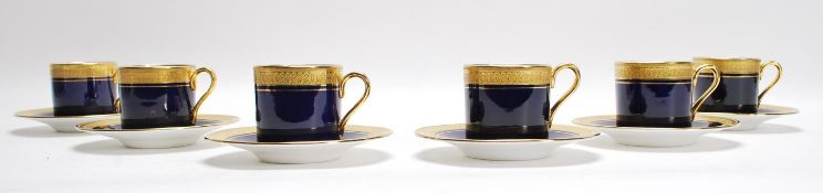 A cased original 20th century Aynsley porcelain de