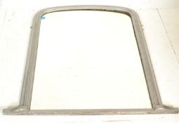 A 19th Century Victorian over-mantel mirror, silve