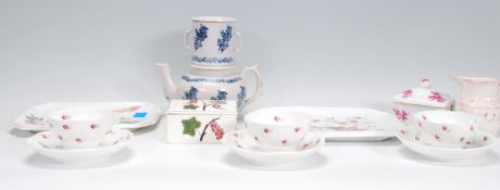 A collection of ceramics to include Plichta London