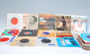 A collection of 45rpm 7