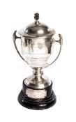 A silver Lord Lonsdale Boxing Trophy by Mappin & Webb, Sheffield, 1951,