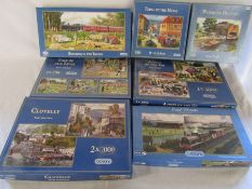 7 Gibsons jigsaws inc Clovelly, Time of our Lives and Bringing in the Barley