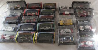 Approximately 26 die cast model cars inc Grand Prix Legends of F1 by Atlas Editions