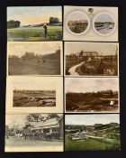 Collection of various Scottish golf club and golf course postcards from the early 1900's onwards -