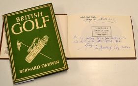 Maughan, Wm C and Darwin, B golf books (2) - 
