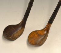 R Simpson Bulger scare neck golden persimmon driver c.1892 c/w good shaft stamp below the thick hide