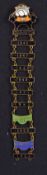 1946-1954 Bristol Speedway Supporters Club Enamel Pin Badge with Bulldog badge and 8x date bars plus