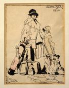 Carr, George Pen and Watercolour - 