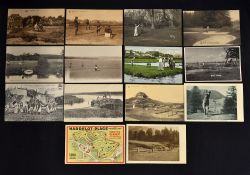 Collection of European golf club and golf course postcards from the early 1900's onwards (14) - 3x