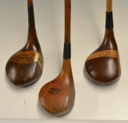 T Renouf striped top Super Brassie with T shaped metal sole insert, white ivorine central face