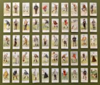 Rare Set of Copes Cigarette Cards titled 'Cope's Golfers' c.1900 - complete set of 50/50 - all