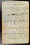 1744 Rules of Golf - a facsimile copy of the original rules of Golf drafted by the Honourable