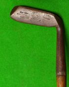 Anderson Anstruther The Ideal prism back shaped putter - c/w makers arrow cleek nark and original
