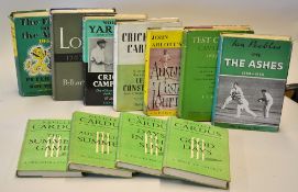 11x various 1940s/50s cricket books all with their original dust jackets to include 