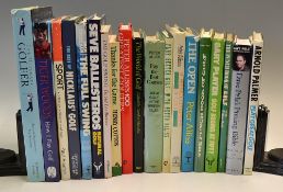 Modern Golf Books on Golf Courses, Players, Instruction, Open Golf Championship et al - (19) incl