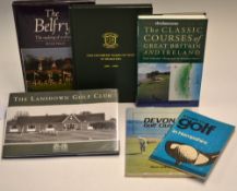 Golf Club Histories and Golf Course Guides (6) - Lansdown Golf Club Centenary 1894-1994 c/w dust