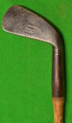 Geo Bussey & Co London Patent steel socket mashie - stamped to shaft Mashie just below the Bussey