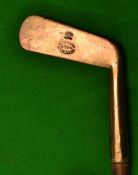 R Forgan & Son St Andrews POWF thick brass blade putter - 4.5