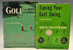 Adams, Robert and Chick Evans Golf Books (2) - Adams, Robert W -
