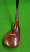 Early steel shafted stained persimmon Specially practice club - overall 29